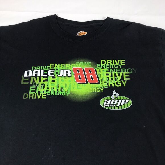 Dale Earnhardt Jr Mens Winners Circle AMP ENERGY NASCAR T Shirt Size XL - Picture 4 of 11